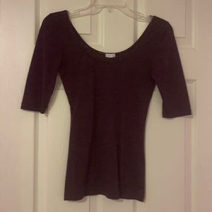 Garage deep purple mid-length sleeved top 👾